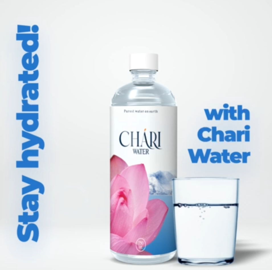 Chari Water Stay Hydrated Campaign